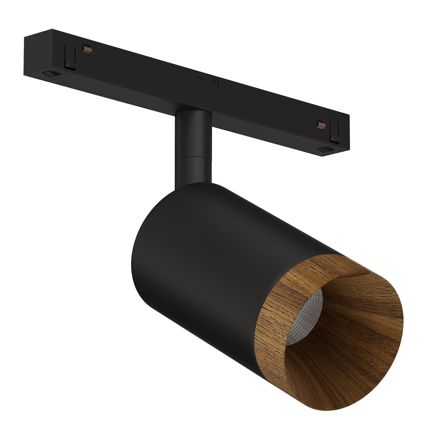 Светодиодный светильник для магнитной системы Ledron Sagi S60 Wooden Black — изображение 2