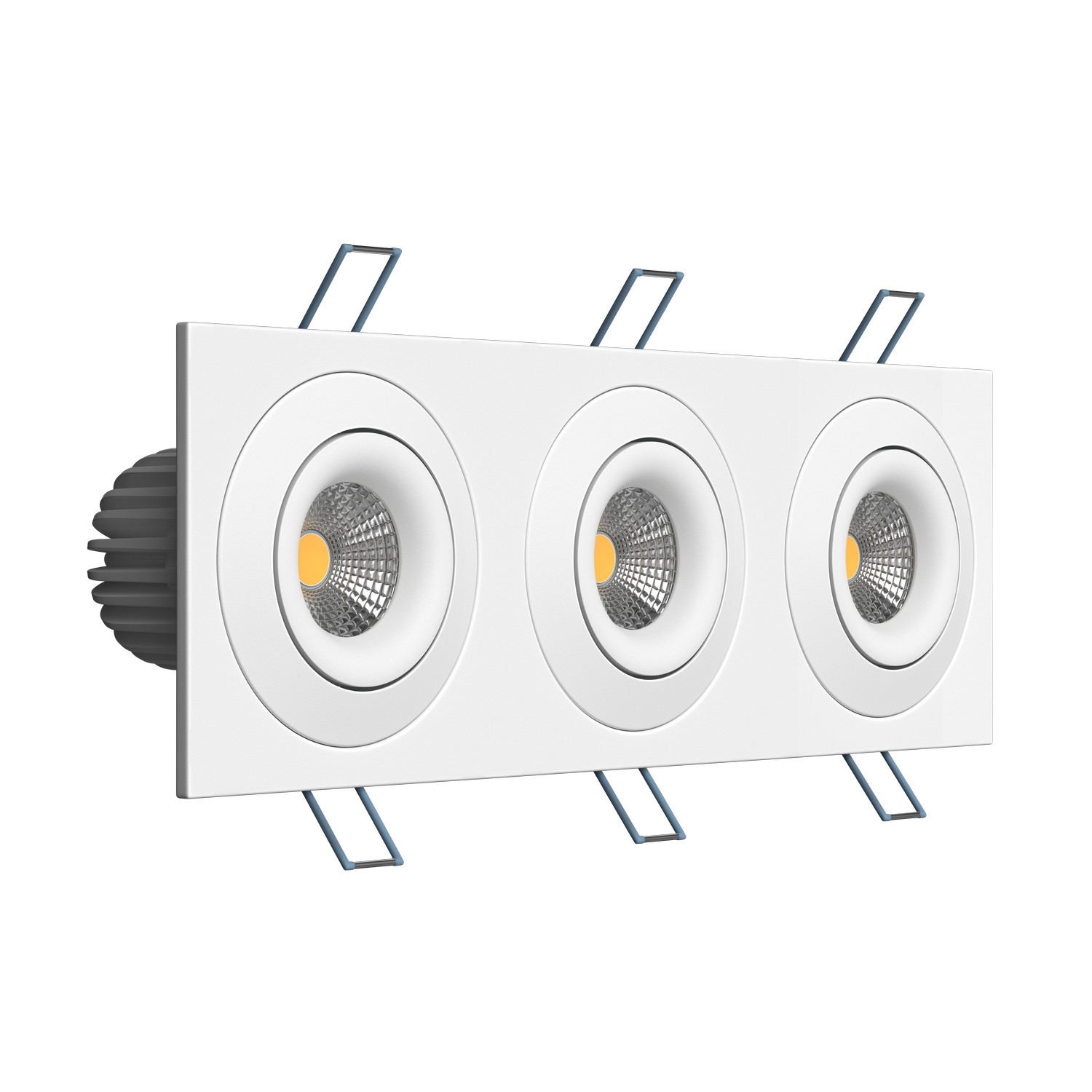 Встраиваемый поворотный светодиодный светильник Ledron LH07SB-R SQ3 White 4000K TRIAC