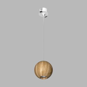Подвесной светильник под сменную лампу SPACE R110 Basic Wooden White GU10