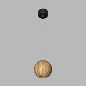 Подвесной светильник под сменную лампу SPACE R110 Wooden Black GU10