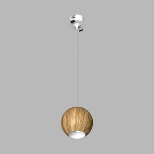 Подвесной светильник под сменную лампу SPACE R130 Basic Wooden White