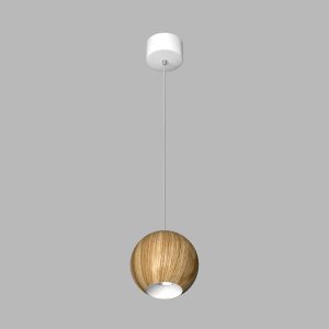 Подвесной светильник под сменную лампу SPACE R130 Wooden White GU10