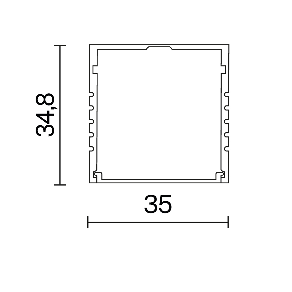 ALM-3535AT-S-2M 631008 Профиль Led Strip 631008