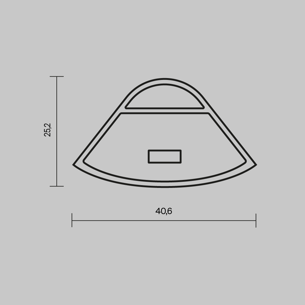 Комплект заглушек (для профиля 30x30) 2 шт., ALM-3030-EC 642073 Комплектующие для профиля Led Strip 642073 — изображение 4