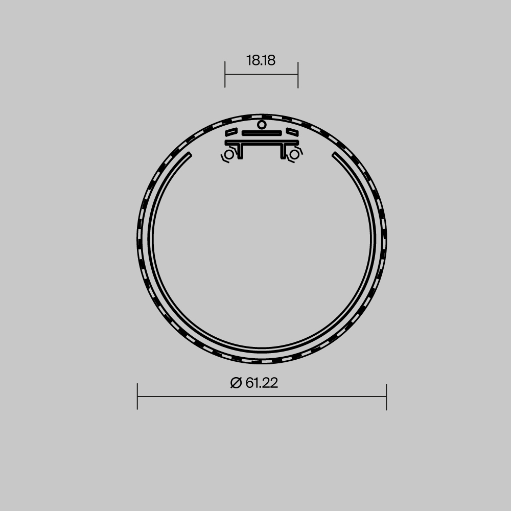 Комплект заглушек (для профиля D60) 2 шт., ALM-D60-EC 642082 Комплектующие для профиля Led Strip 642082 — изображение 4