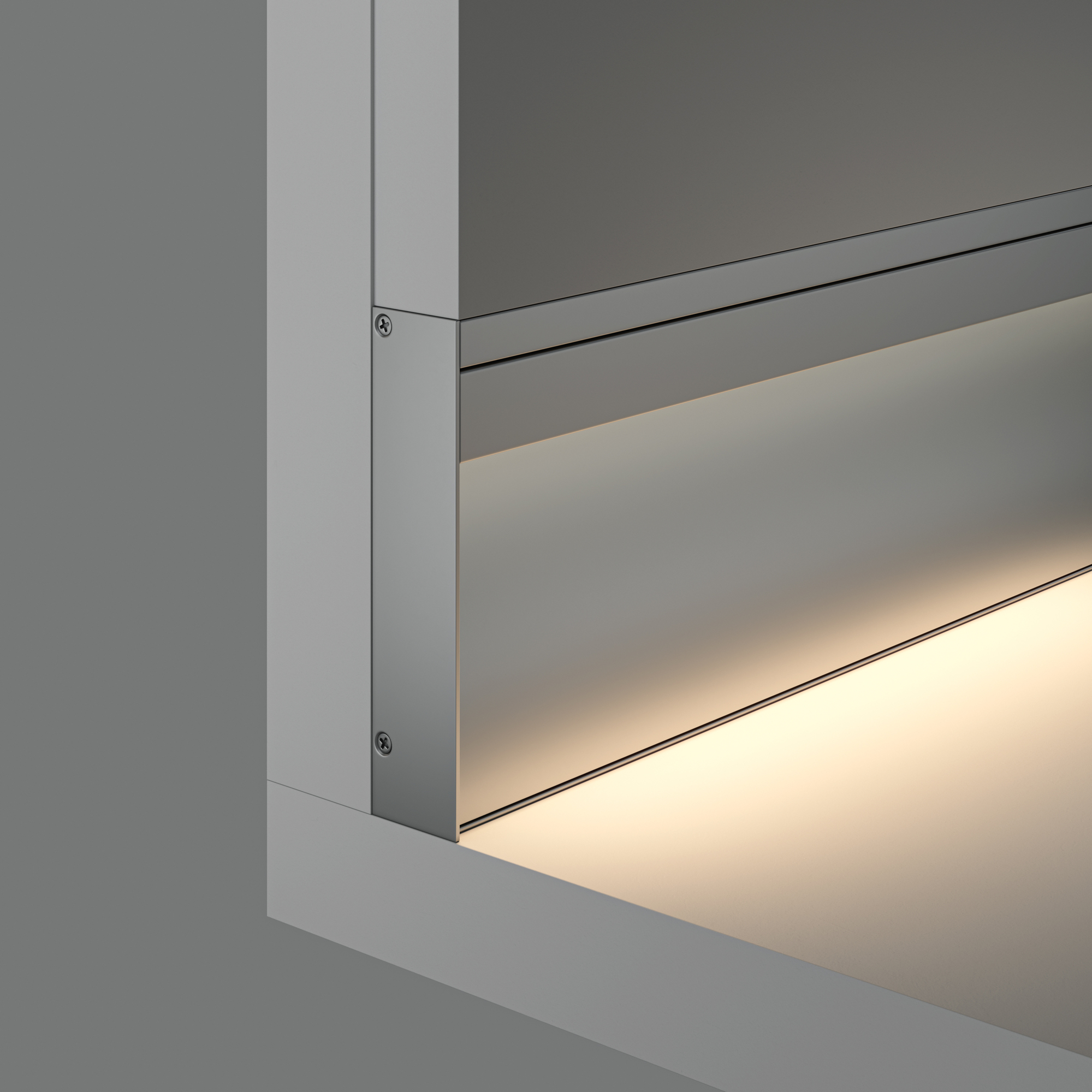Алюминиевый профиль плинтус 80x18 (Серебро, 2 м), ALM-8018-S-2M Профиль Led Strip ALM-8018-S-2M — изображение 4