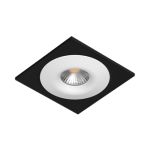 Встраиваемый светильник под сменную лампу Ledron AO1501001 SQ Black-White