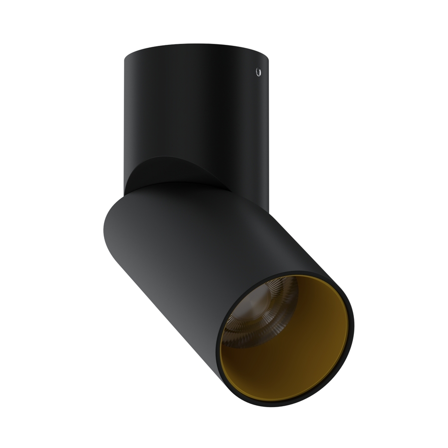 Накладной поворотный светодиодный светильник Ledron CSU0809 Black-Gold TRIAC — изображение 2