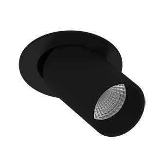 Встраиваемый поворотный светодиодный светильник DANNY MINI S40 Black 4000K