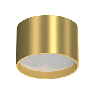 Накладной светодиодный светильник DRUM Brass NO DIM