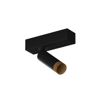 Накладной светодиодный светильник Ledron SAGITONY E S40 Wooden Black