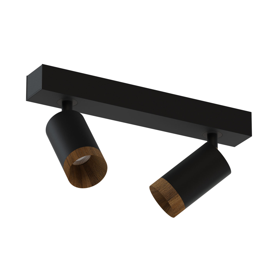 Накладной светодиодный светильник Ledron SAGITONY E2 S60 Wooden Black — изображение 2