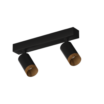 Накладной светодиодный светильник Ledron SAGITONY E2 S60 Wooden Black
