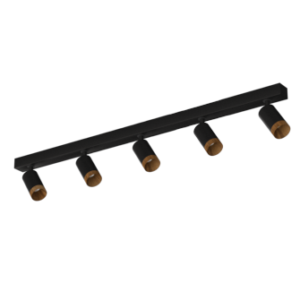 Накладной светодиодный светильник Ledron SAGITONY E5 S60 Wooden Black
