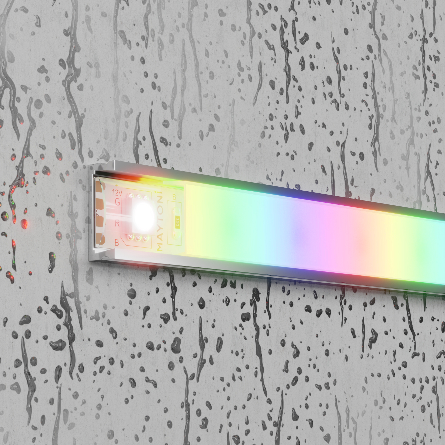 Светодиодная лента 12В 5050 14,4Вт/м Цветная (RGB) 5м IP65 Светодиодная лента Led Strip 10135 — изображение 3