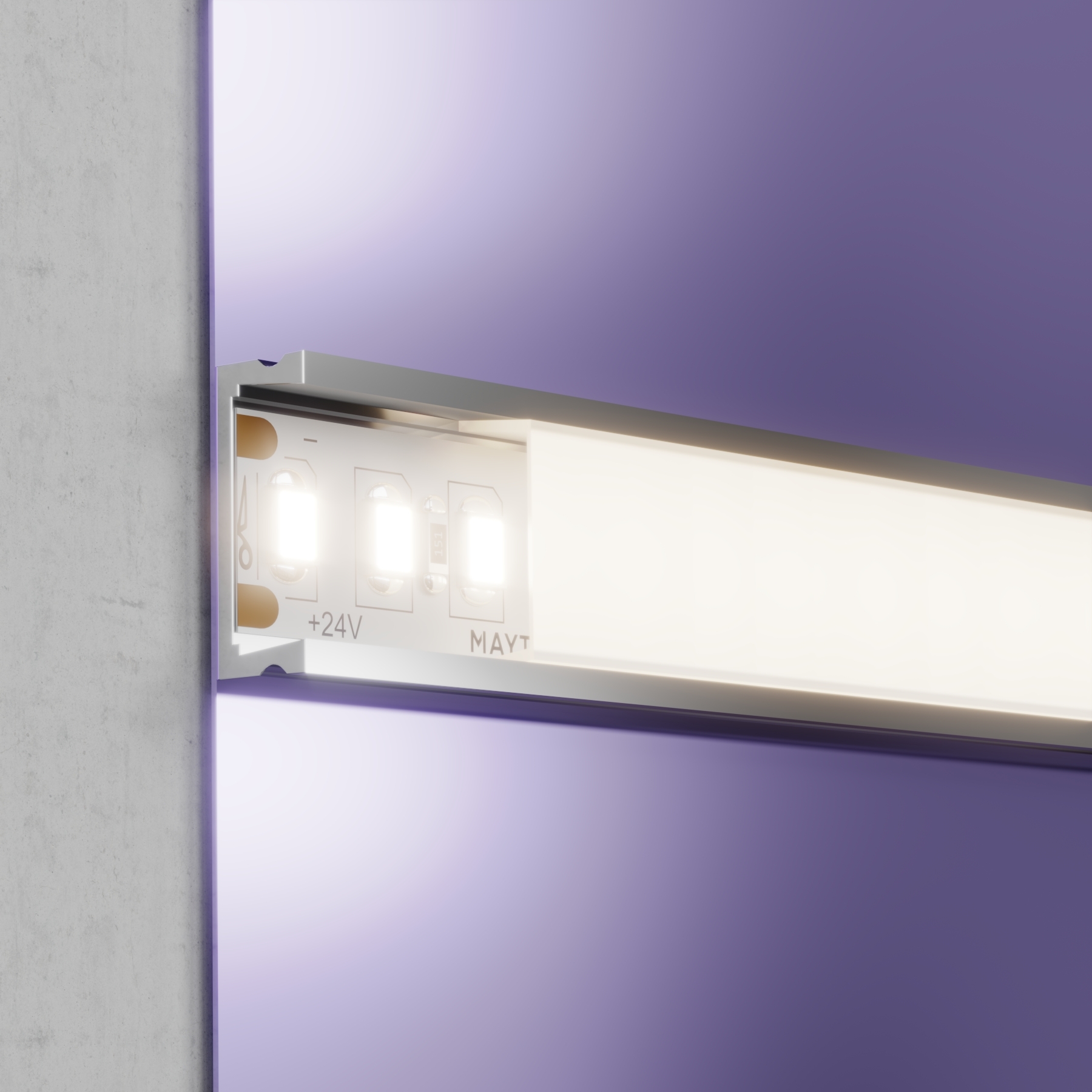 Светодиодная лента 24В 2835 20Вт/м 4000K 5м IP20 Светодиодная лента Led Strip 10155 — изображение 3