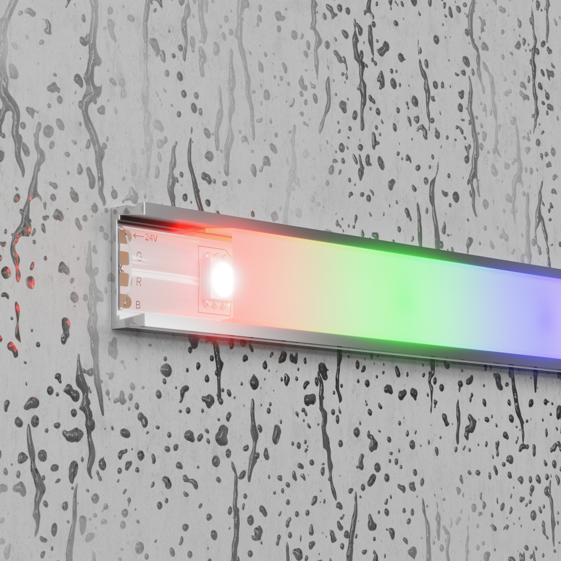 Светодиодная лента 24В 5050 7,2Вт/м Цветная (RGB) 5м IP65 Светодиодная лента Led Strip 10167 — изображение 4