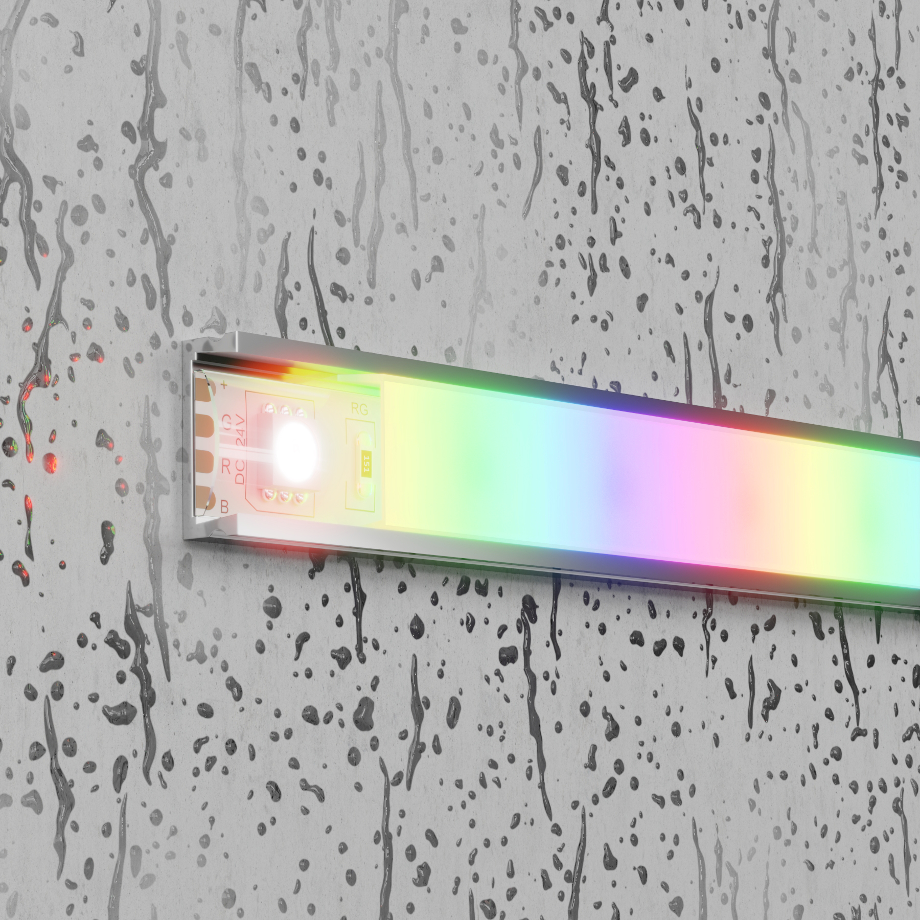 Светодиодная лента 24В 5050 14,4Вт/м Цветная (RGB) 5м IP65 Светодиодная лента Led Strip 10175 — изображение 3