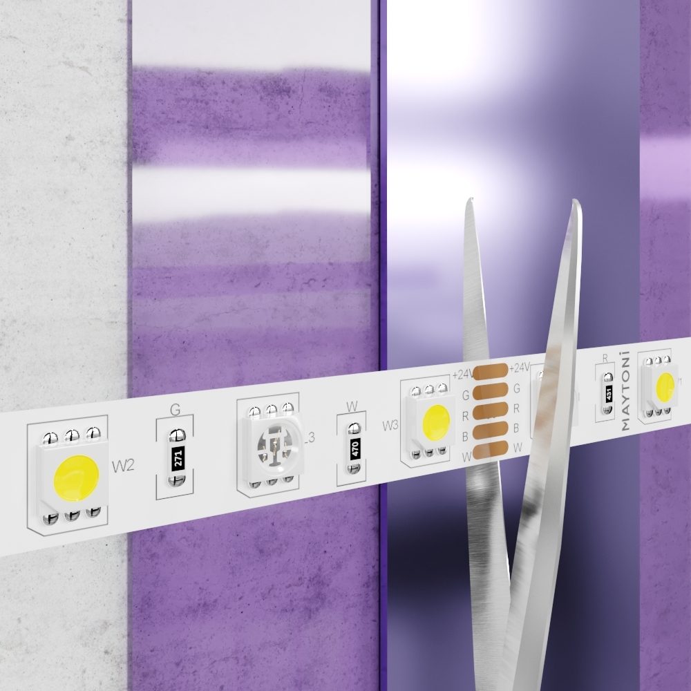 4Вт/м Цветная (RGB) + 4000K 5м IP20 Светодиодная лента Led Strip 10177