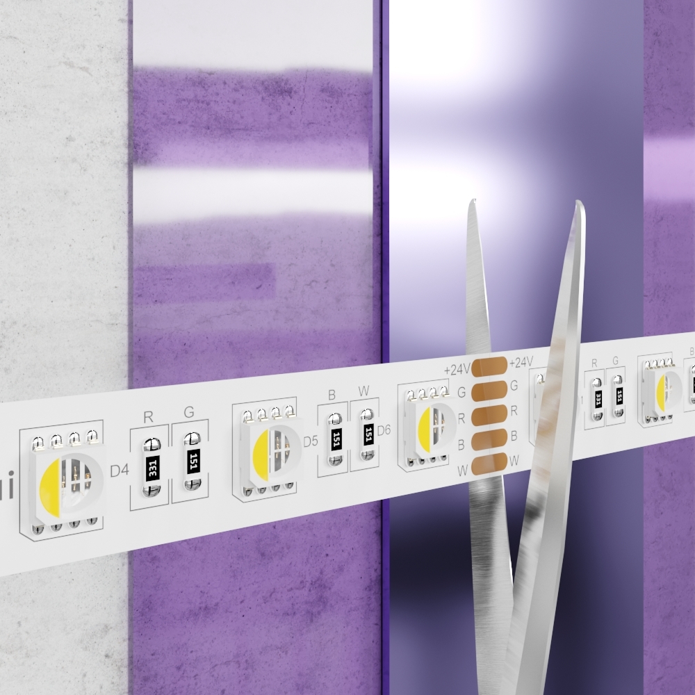 2Вт/м Цветная (RGB) + 4000K 5м IP20 Светодиодная лента Led Strip 10180