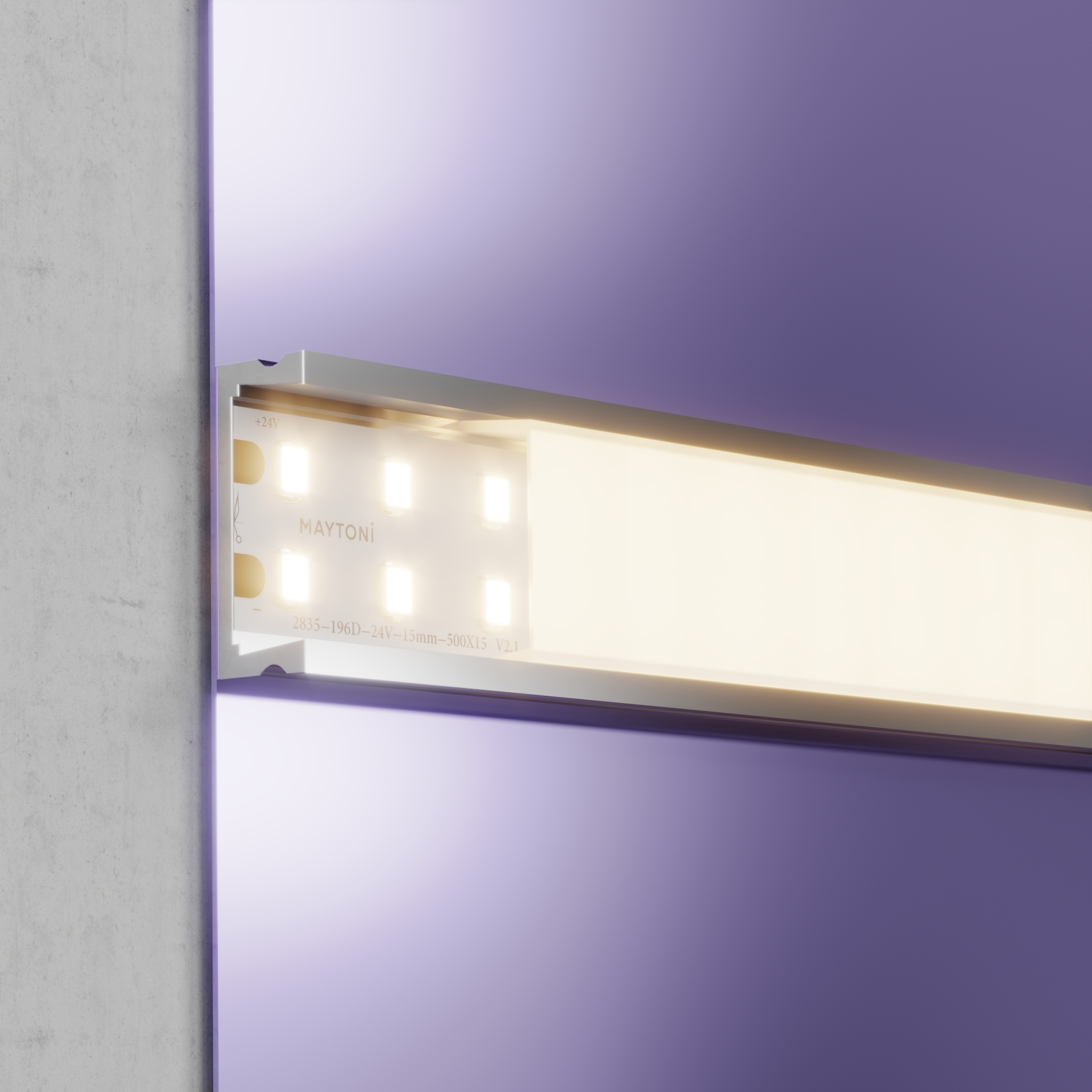 Светодиодная лента 24В 2835 20Вт/м 3000K 5м IP20 15мм Светодиодная лента Led Strip 20028 — изображение 2