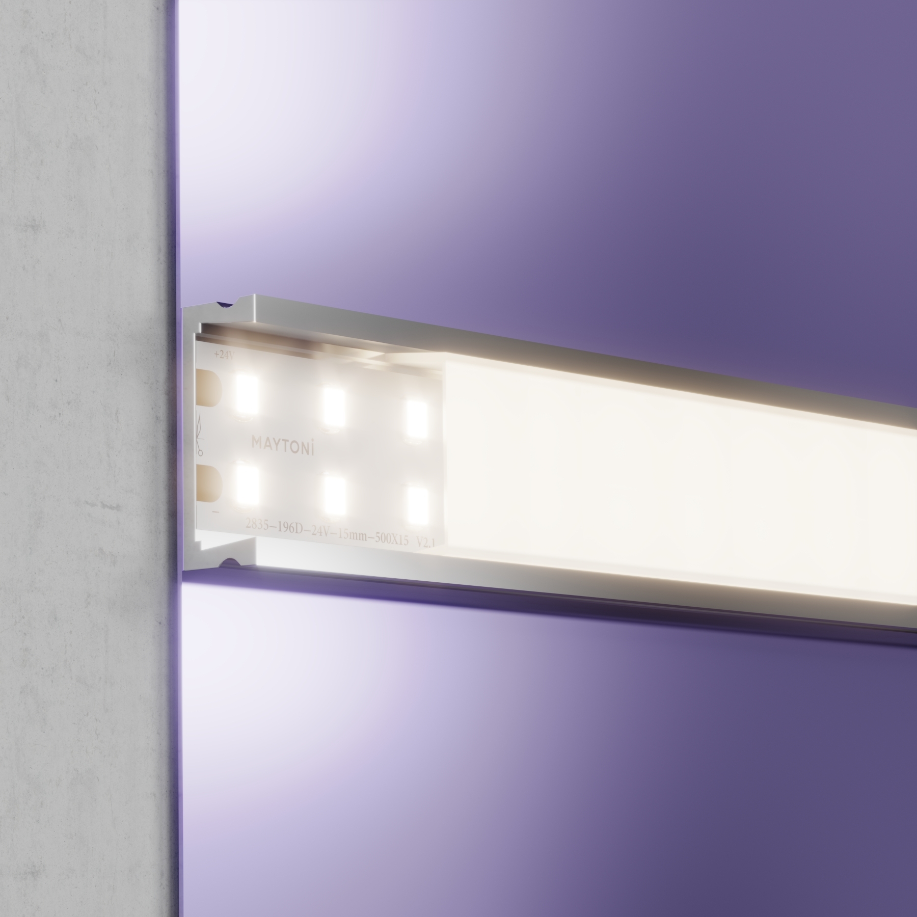 Светодиодная лента 24В 2835 20Вт/м 4000K 5м IP20 15мм Светодиодная лента Led Strip 20029 — изображение 2