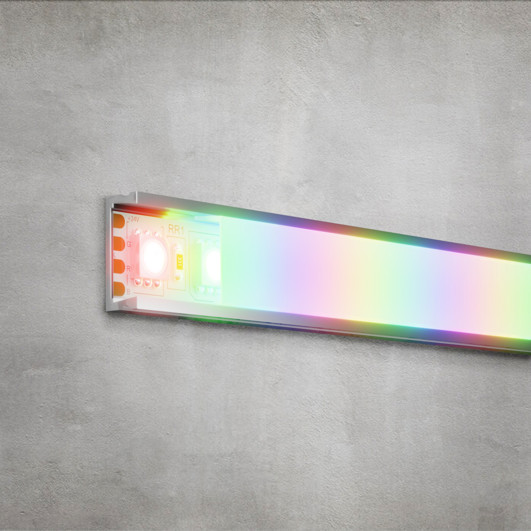 Светодиодная лента 24В 5050 21Вт/м Цветная (RGB) 5м IP20 Светодиодная лента Led Strip 20037 — изображение 3