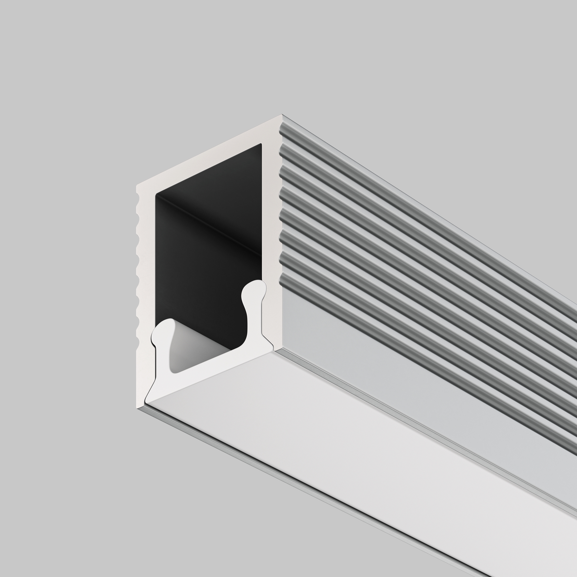 Алюминиевый профиль накладной 8x9 (Серебро, 2 м), ALM-0809-S-2M Профиль Led Strip ALM-0809-S-2M — изображение 4