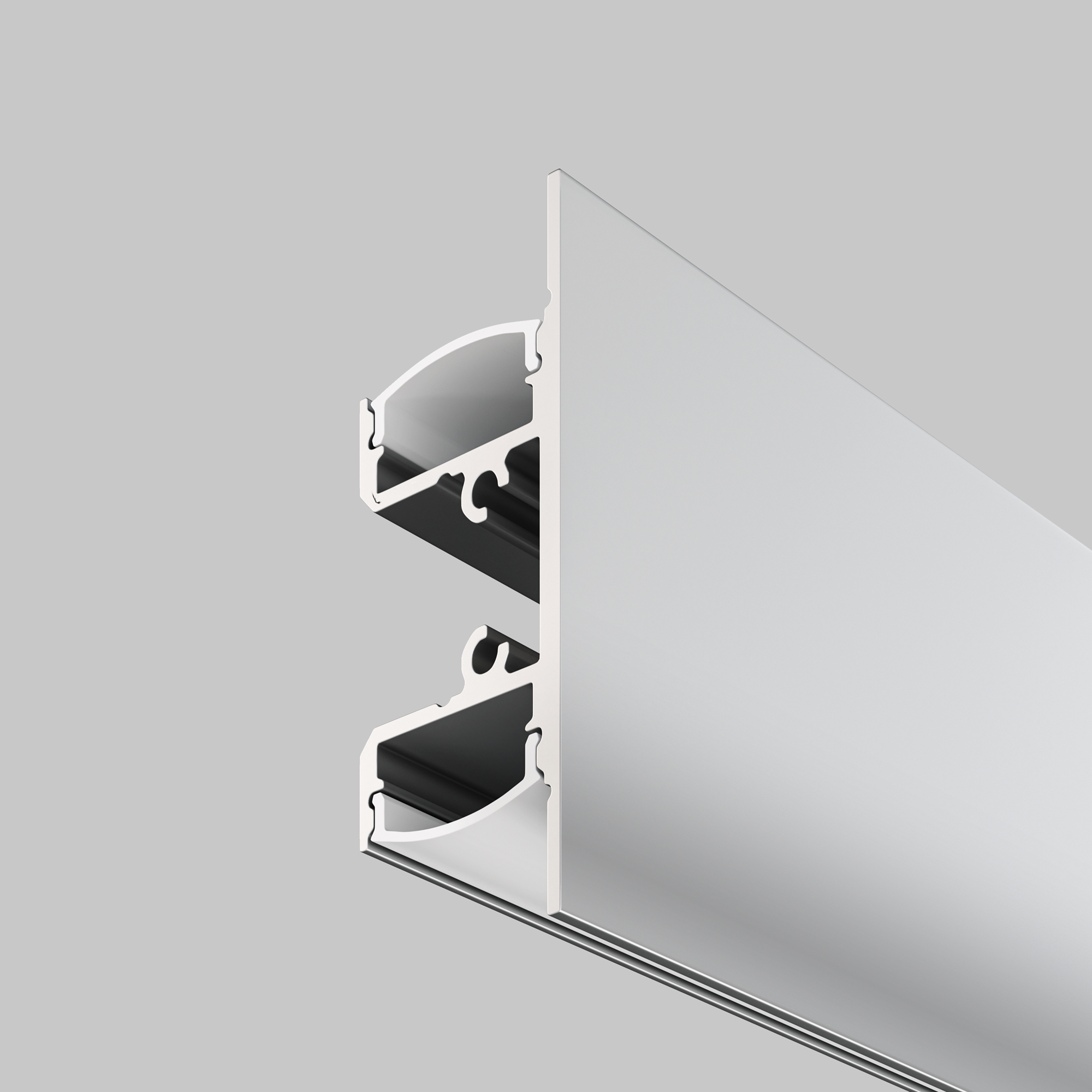 Алюминиевый профиль накладной 18x48 (Серебро, 2 м), ALM-1848-S-2M Профиль Led Strip ALM-1848-S-2M — изображение 4