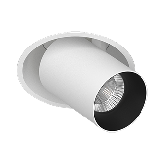 Встраиваемый поворотный светодиодный светильник EVA DANNY MINI White-Black TRIAC 4000K