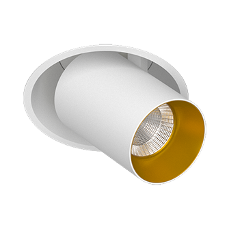 Встраиваемый поворотный светодиодный светильник EVA DANNY MINI White-Gold TRIAC 4000K