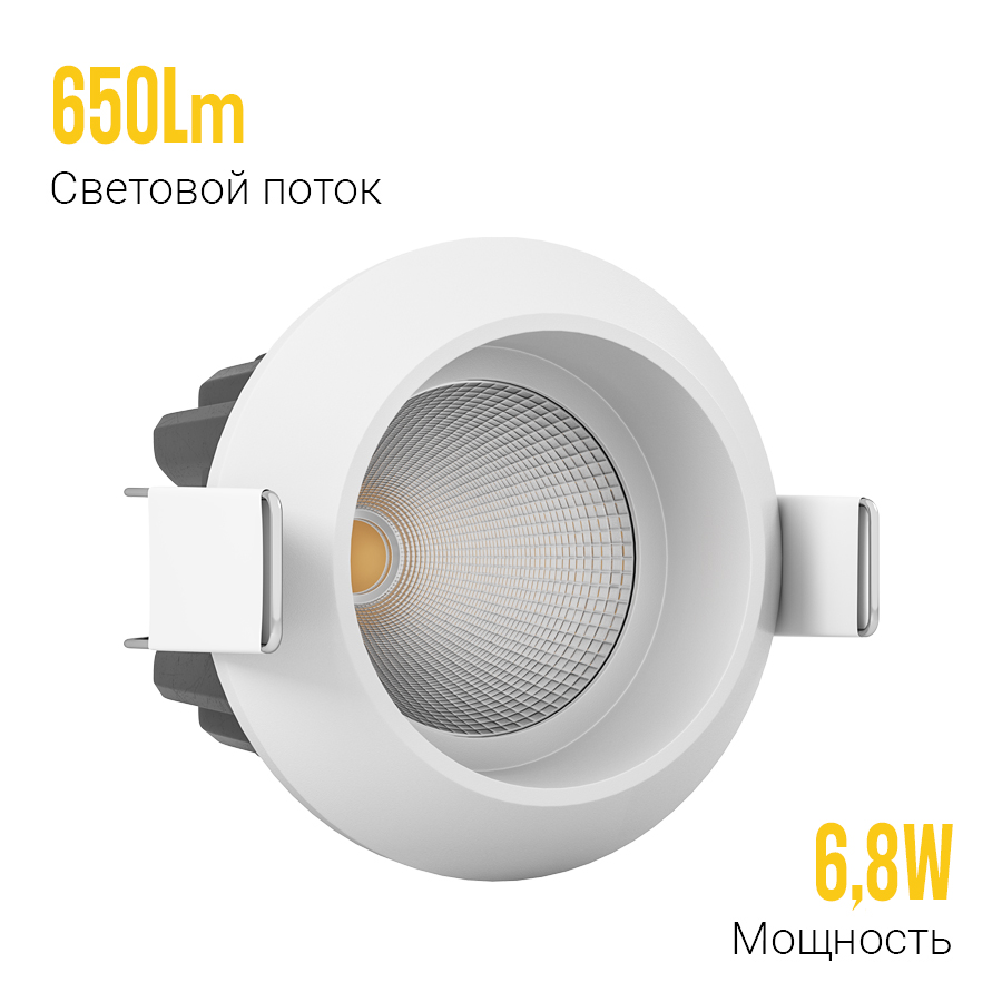 Встраиваемый светодиодный светильник Ledron GIZA MINI White — изображение 3