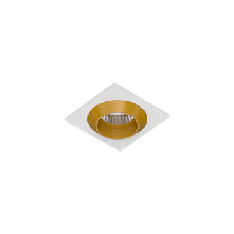 Встраиваемый светодиодный светильник Ledron GIZA MINI SQ White-Gold