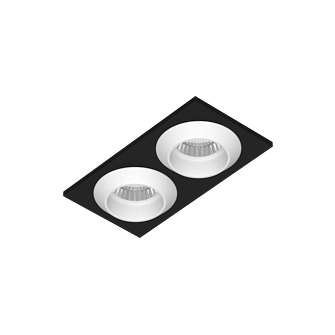 Встраиваемый светодиодный светильник Ledron GIZA MINI SQ2 Black-White