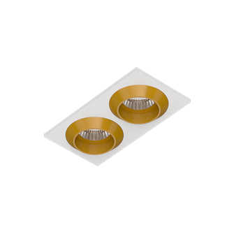 Встраиваемый светодиодный светильник Ledron GIZA MINI SQ2 White-Gold