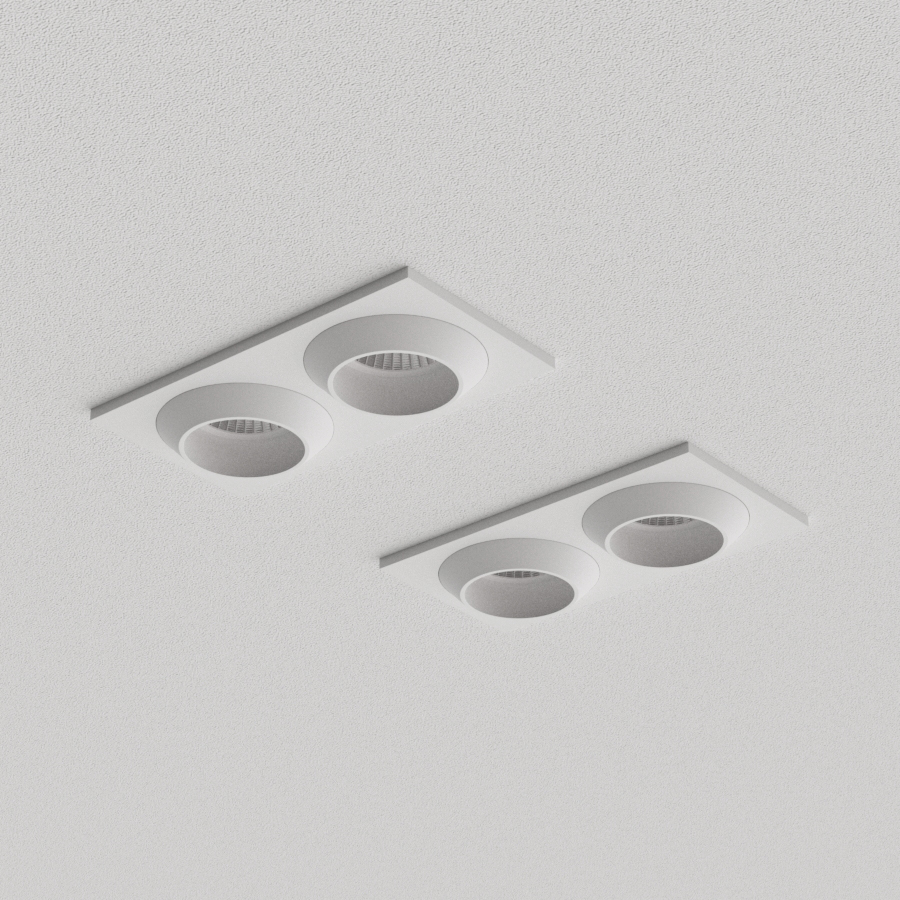 Встраиваемый светодиодный светильник Ledron GIZA MINI SQ2 White — изображение 2