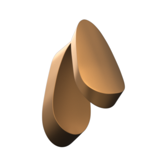 Настенный светодиодный светильник GLORY Brushed gold