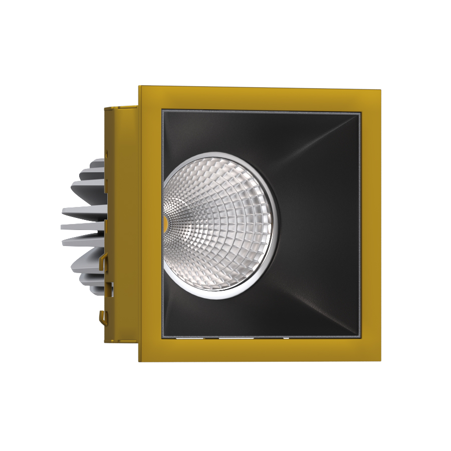 Встраиваемый светодиодный светильник Ledron RISE KIT 1 LED 4000K Gold-Black — изображение 2