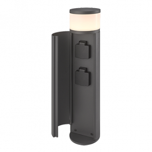 Уличная розетка Ledron с LED-подсветкой H3113-LED