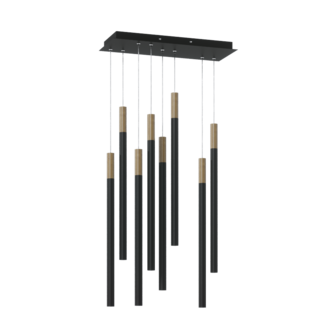 Подвесной светодиодный светильник HL012-8 Wooden 100 Black