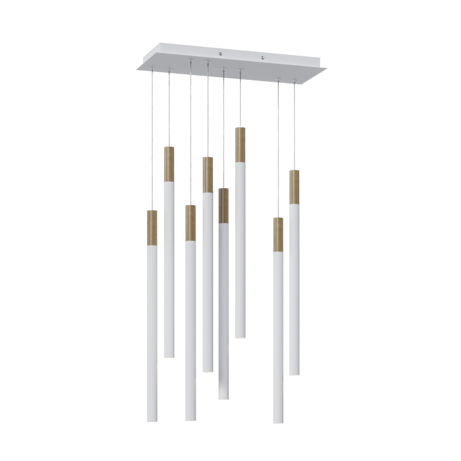 Подвесной светодиодный светильник HL012-8 Wooden 100 White — изображение 2