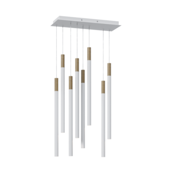 Подвесной светодиодный светильник HL012-8 Wooden 100 White