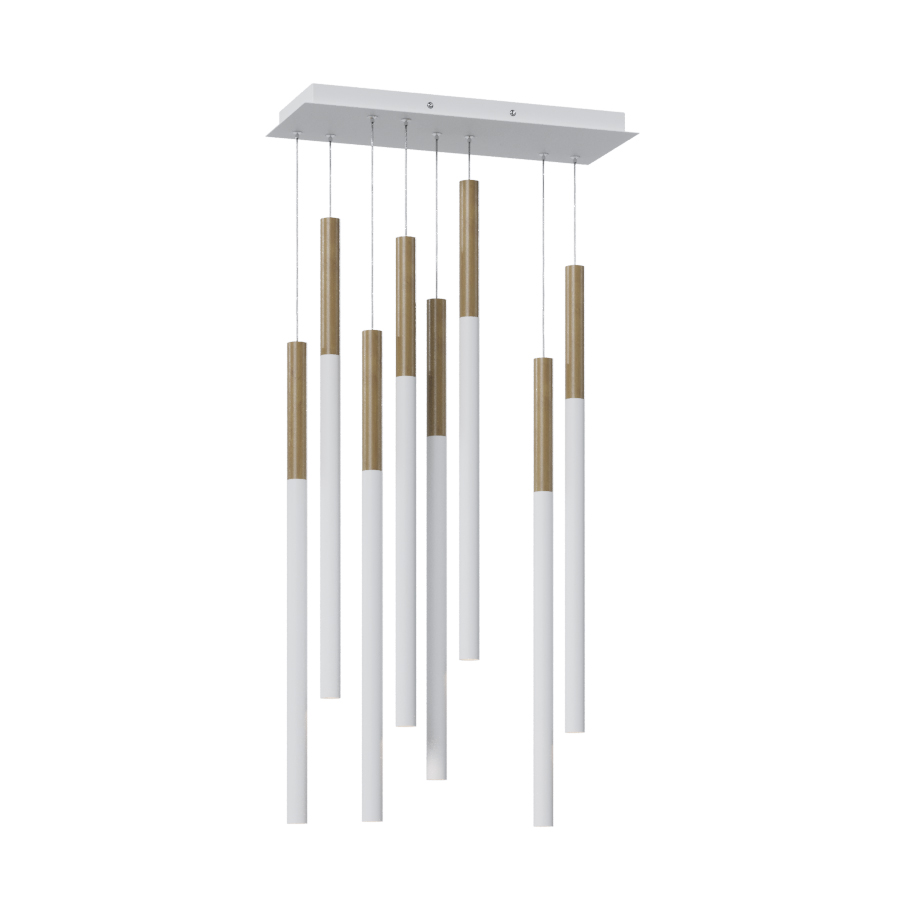 Подвесной светодиодный светильник HL012-8 Wooden 200 White — изображение 2