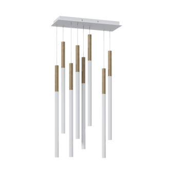 Подвесной светодиодный светильник HL012-8 Wooden 200 White