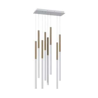 Подвесной светодиодный светильник HL012-8 Wooden 300 White