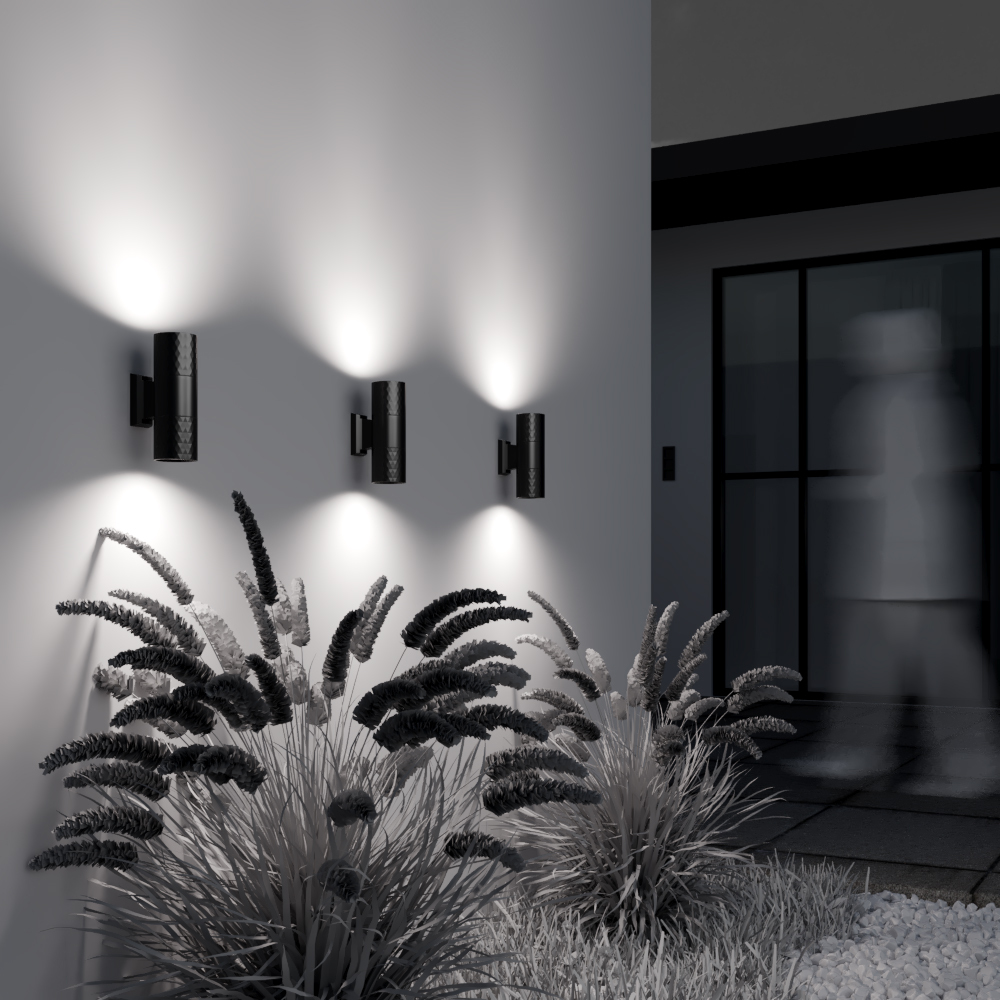 Настенный светильник (бра) Бауэри / Bowery GU10x2 50Вт IP 54 Уличный настенный светильник Outdoor O583WL-02B — изображение 2