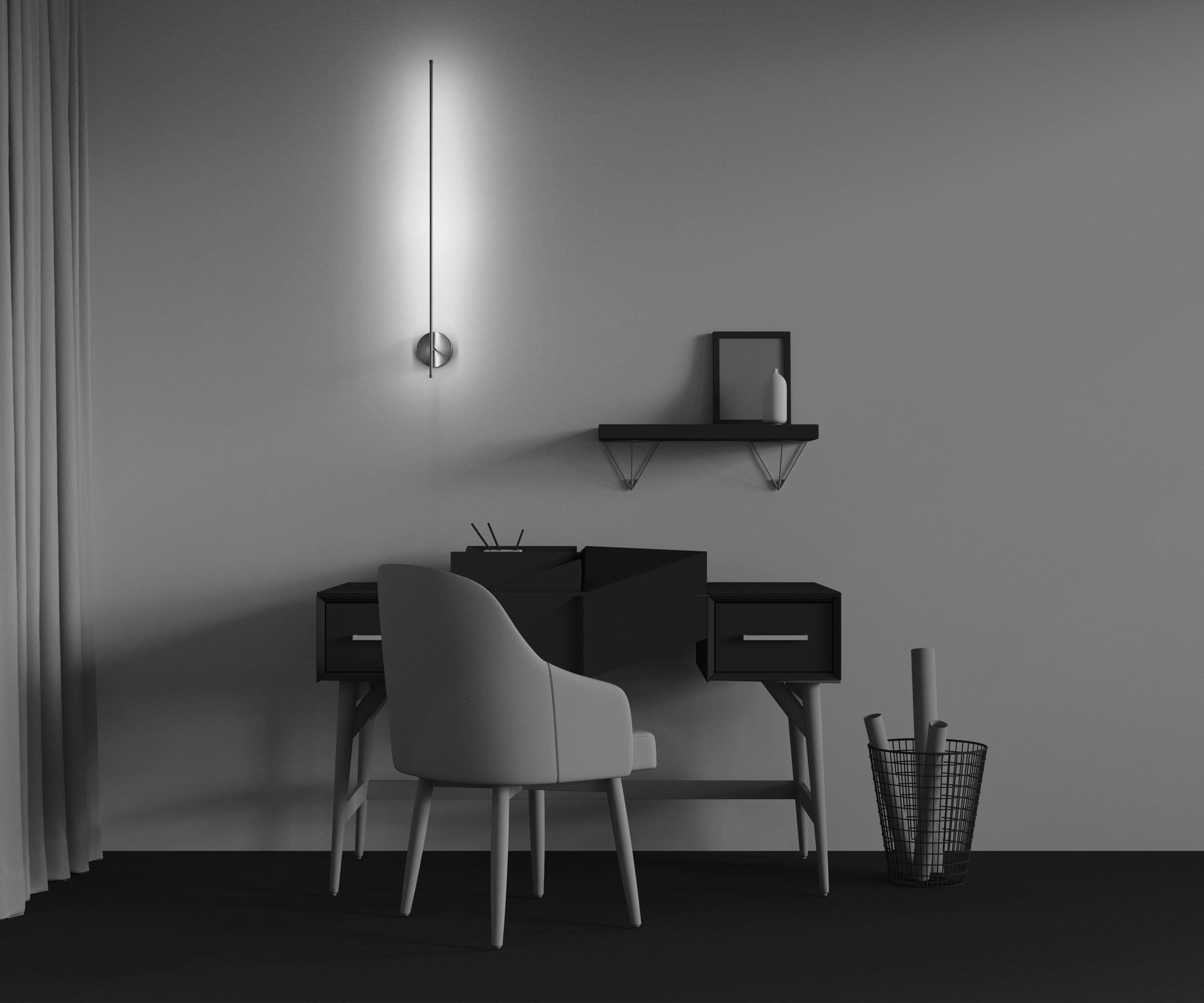 Настенный светильник (бра) Элегантный / Elegant 2700К 12Вт Настенный светильник (бра) Maytoni C085WL-L12BS2.7K — изображение 2