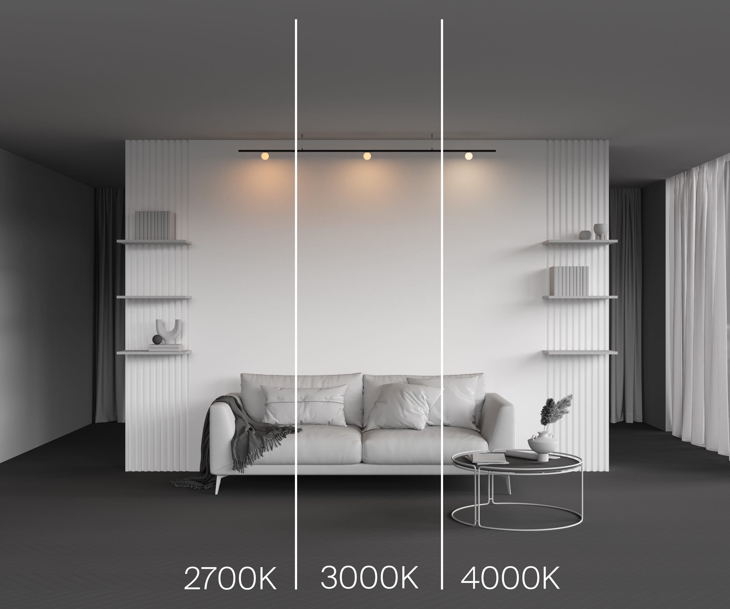 Трековый светильник Луна / Luna Levity 3000К 3Вт 200° Трековый светильник Technical TR185-1-3W3K-B — изображение 2