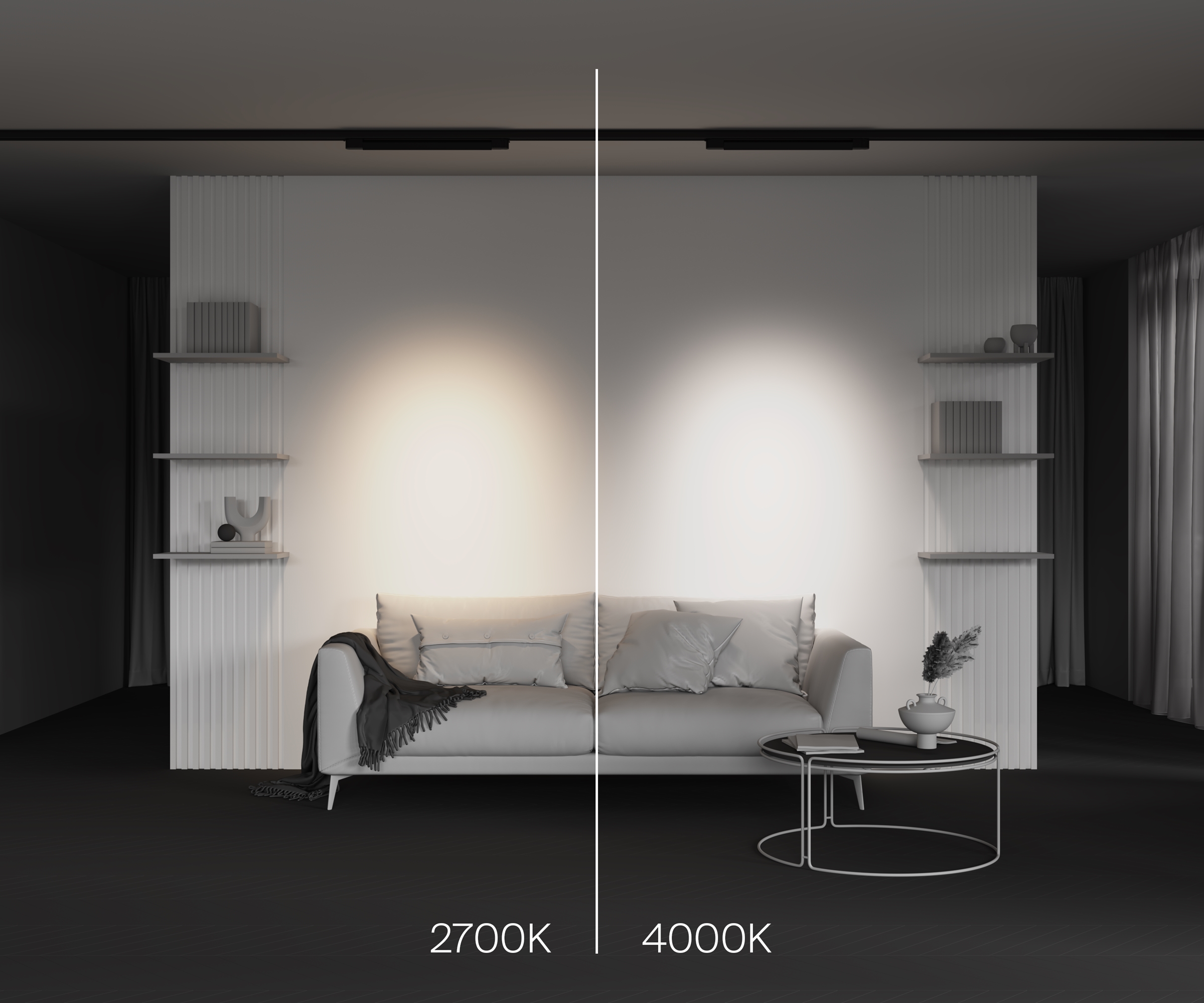 Трековый светильник Точки / Points Trinity 2700K 20Вт 30° Трековый светильник Technical TR195-3-20W2.7K-M-B — изображение 2