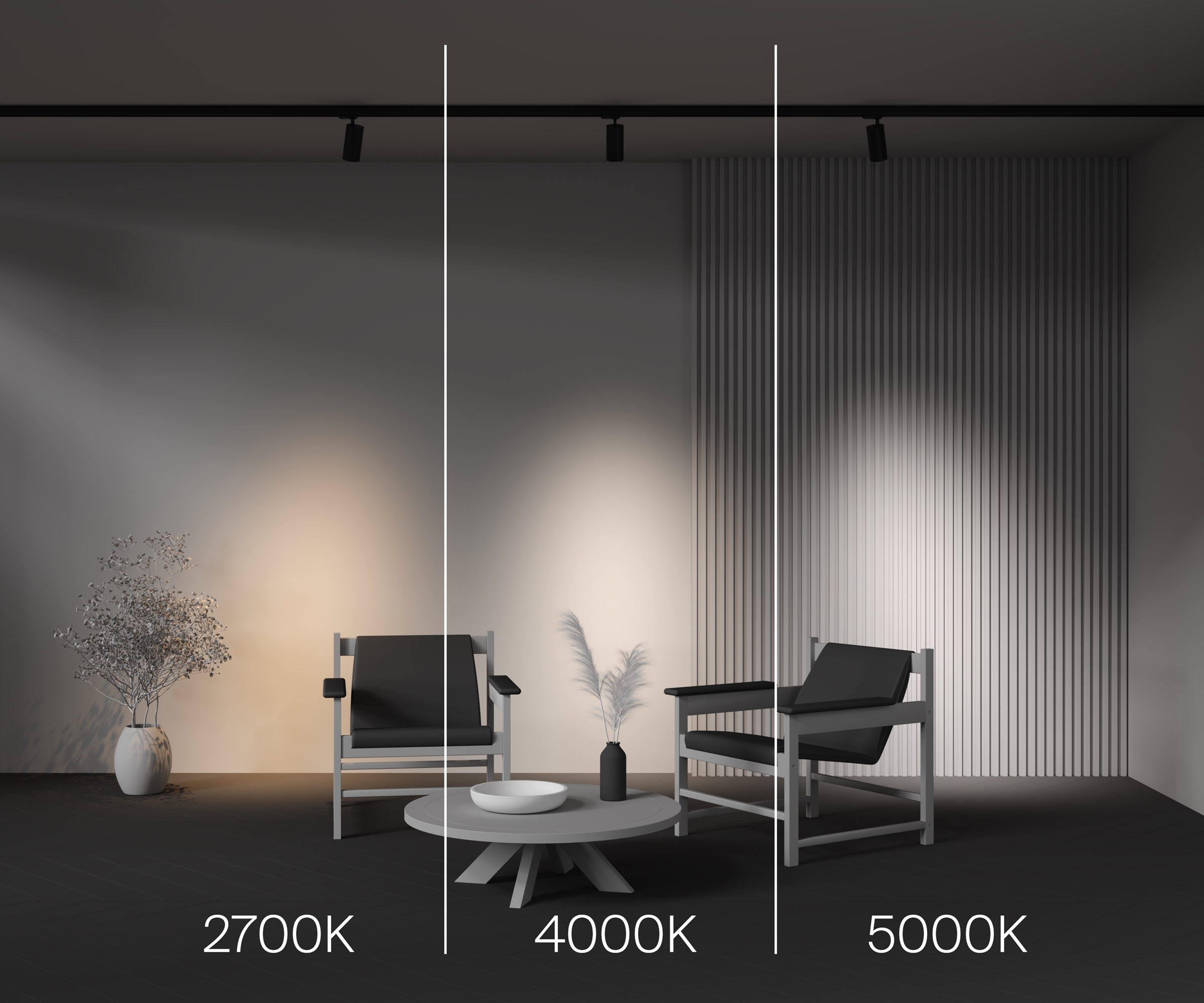 Трековый светильник Фокус / Focus Led Trinity 2700-5000K 20Вт 36° Трековый светильник Technical TR197-3-20WCCT-M-B — изображение 2